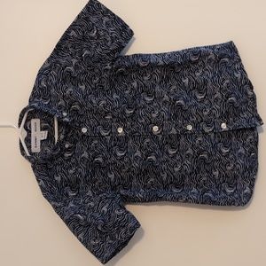 Wavy Button Down Shirt